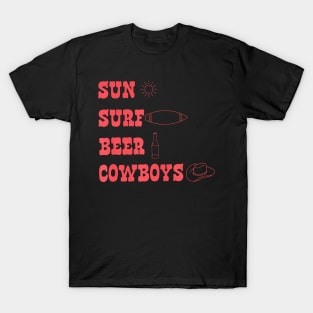Sun Surf Beer Cowboys Apparel T-Shirt